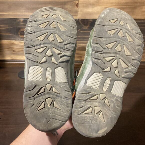 Keen Targhee Mid Waterproof Boot Brown Orange Size 2 Youth - Picture 11 of 11